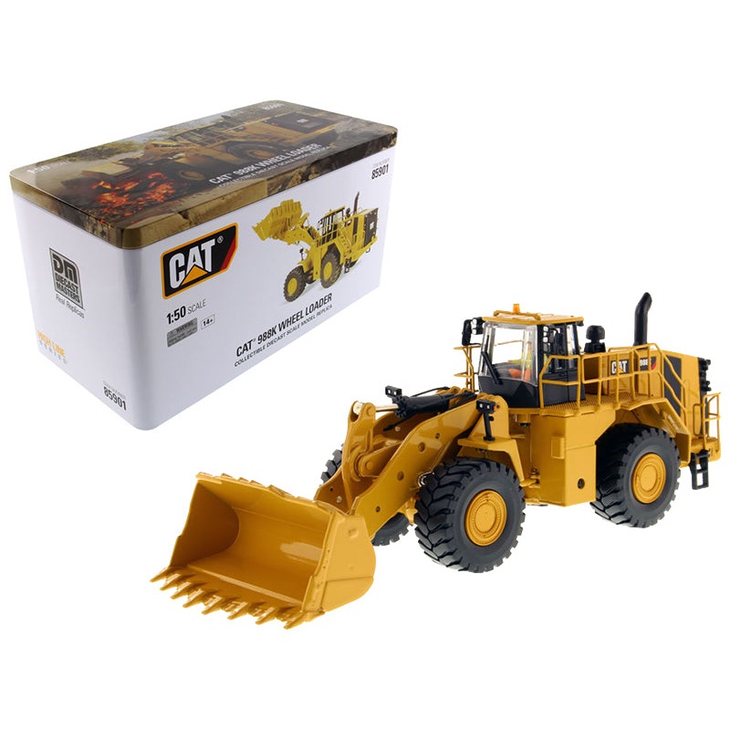 CAT Caterpillar 988K Wheel Loader with Operator “High Line Series” 1/50 Diecast Model by Diecast Masters