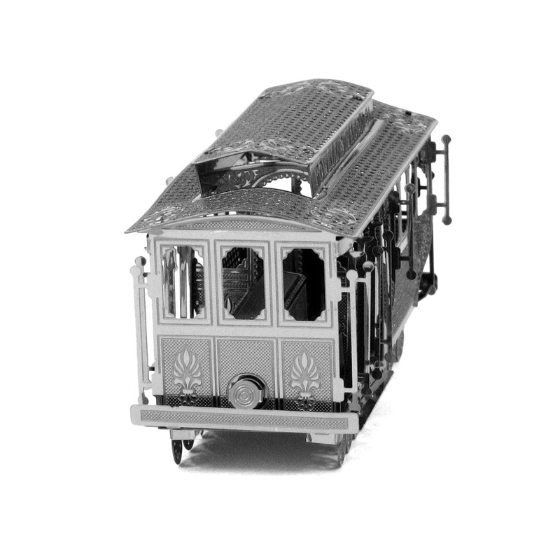Model Kit San Francisco Cable Car “Powel & Mason St” (Easy Difficulty) Steel Model by Metal Earth