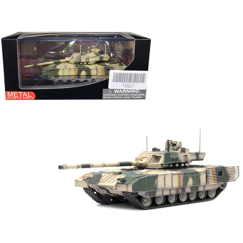 Russian T14 Armata MBT (Main Battle Tank) Multi-Camouflage “Armor Premium” Series 1/72 Diecast Model by Panzerkampf