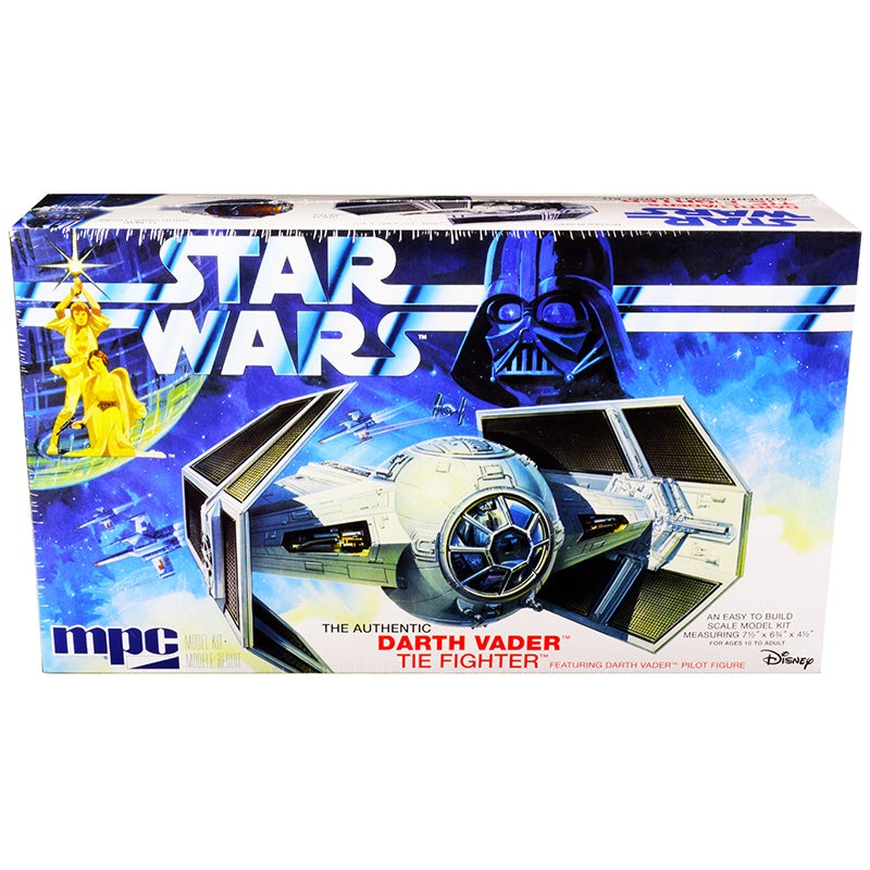 Skill 2 Model Kit Darth Vader’s Tie Fighter “Star Wars: Episode IV  A New Hope” (1977) Movie by MPC