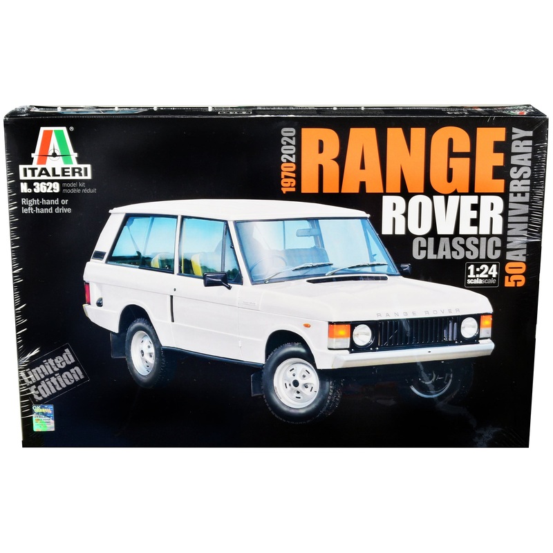 Skill 3 Model Kit Land Rover Range Rover Classic 50th Anniversary 1/24 Scale Model by Italeri