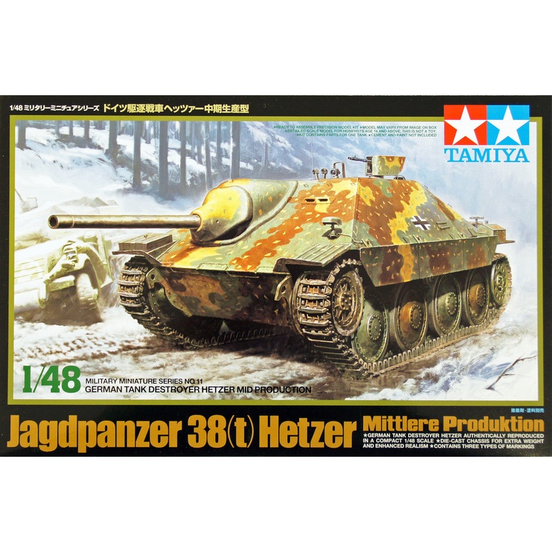 Tamiya – 1/48 Hetzer Mid Production