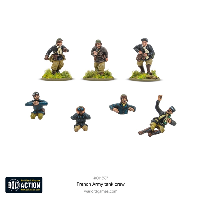 Warlord – Bolt Action: French Army Tank Crew