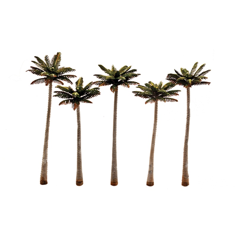 Woodland Scenics TR3598 Palm Trees, 4-3/4″ –  5-1/4″ (5 trees)