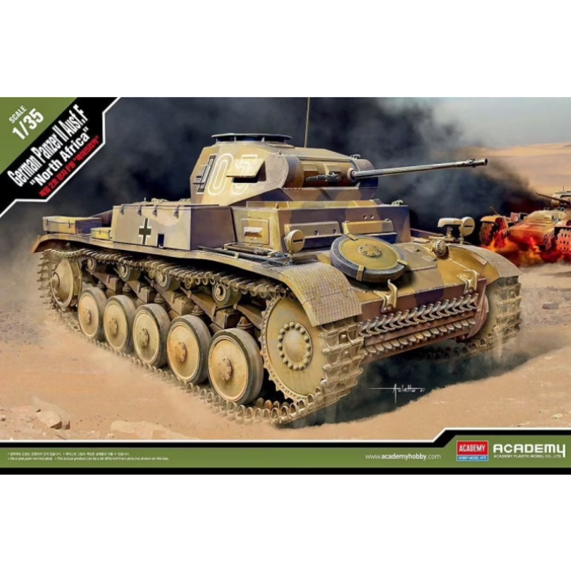 Academy – 1/35 Panzer II Ausf.F North Africa