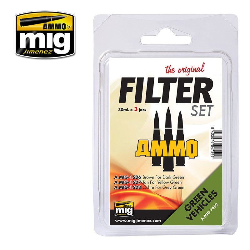 AMMO – 7452 Filter Set For Green Vehicles