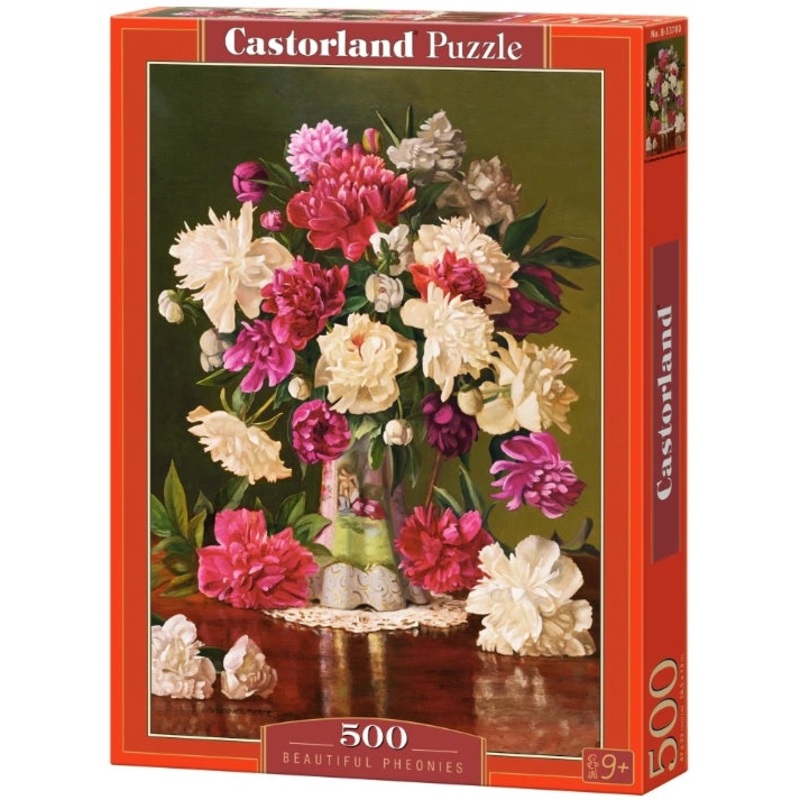 Castorland – Beautiful Pheonies (500 pcs)