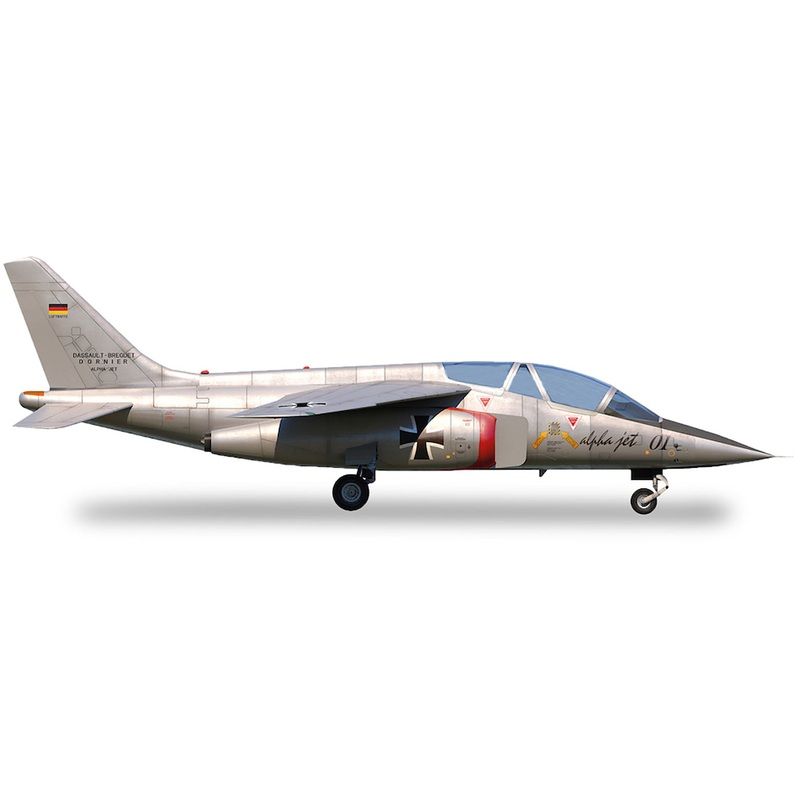 Dassault Alpha Jet Aircraft “01 Prototype” Registration AT24 “Military” Series 1/72 Diecast Model Airplane by Herpa