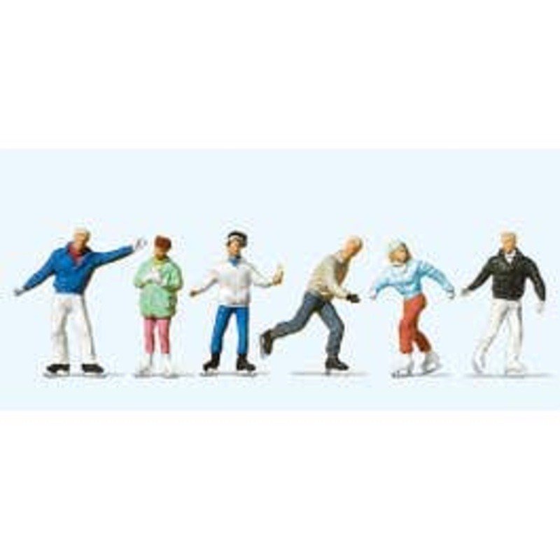 Preiser 10315  HO Ice Skaters