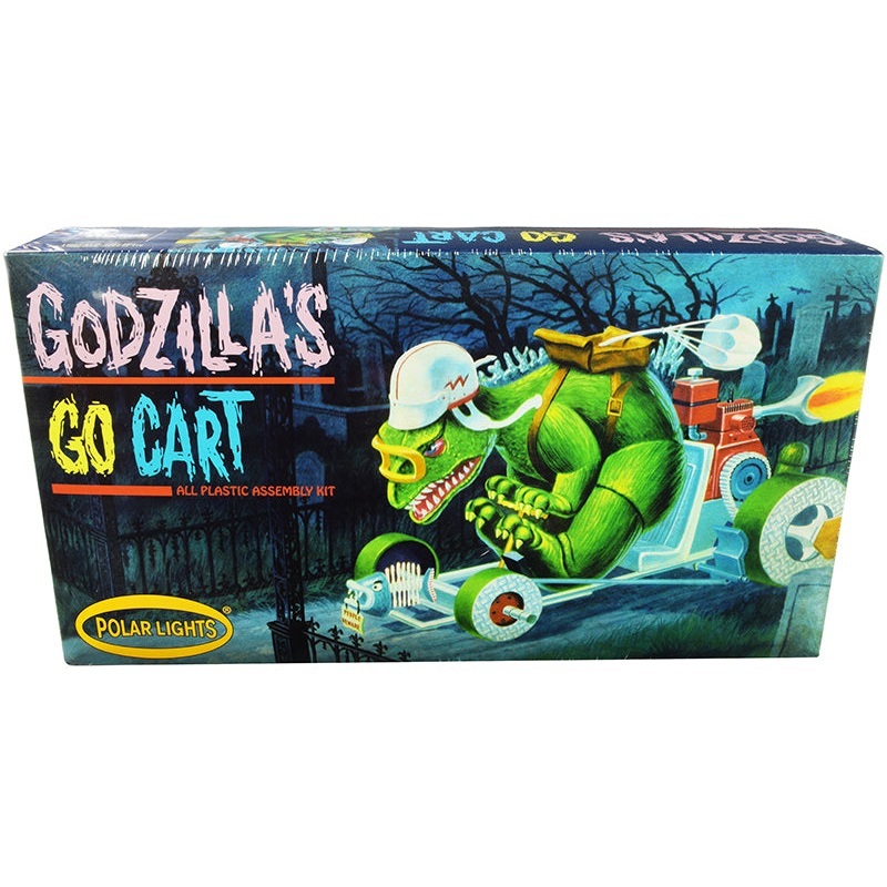 Skill 2 Model Kit Godzilla’s Go Cart Model Kit by Polar Lights