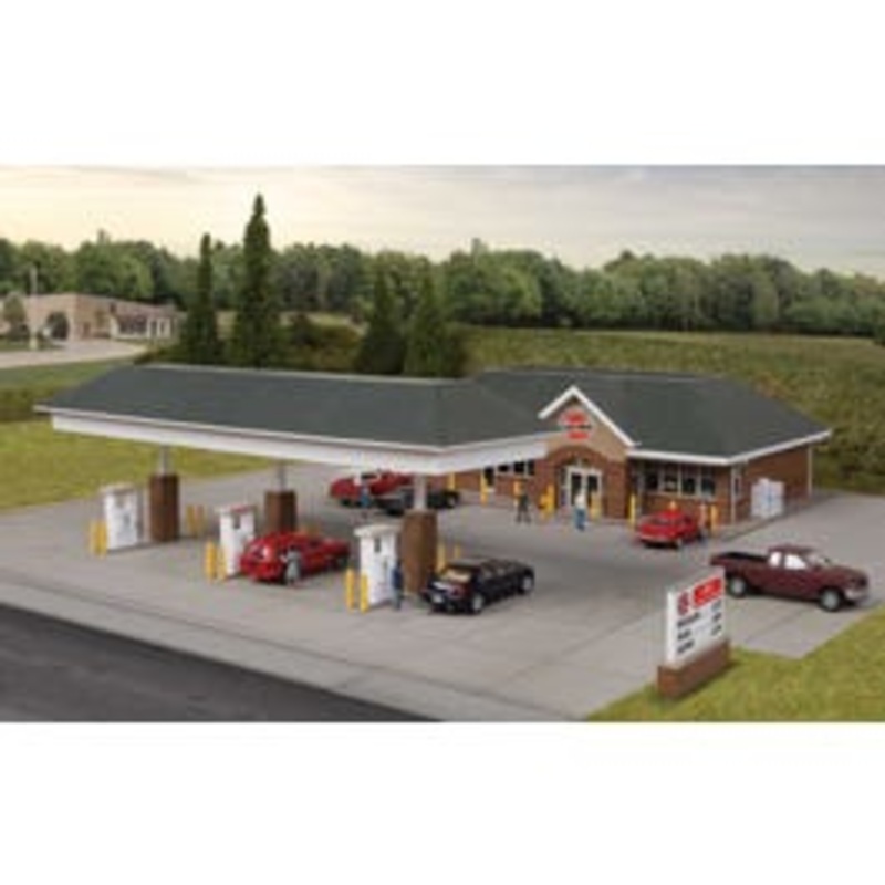 Walthers #933-3537 Modern Gas Station — Kit