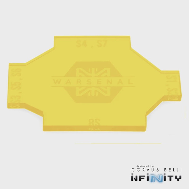 Warsenal – Infinity Gap Keys – Fluorescent Yellow