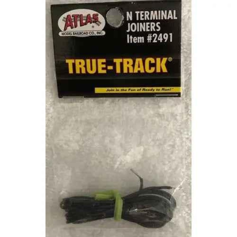 ATLAS MODEL 2491 True-Track Roadbed Terminal Joiners (2) N