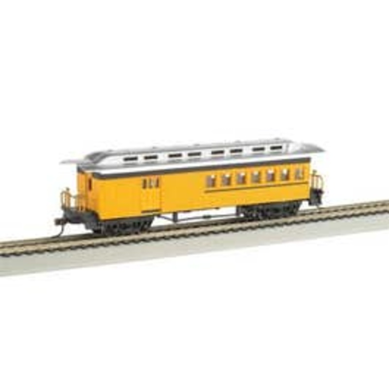 Bachmann #13503 1860 – 1880 Passenger Car Combine – Unlettered Yellow