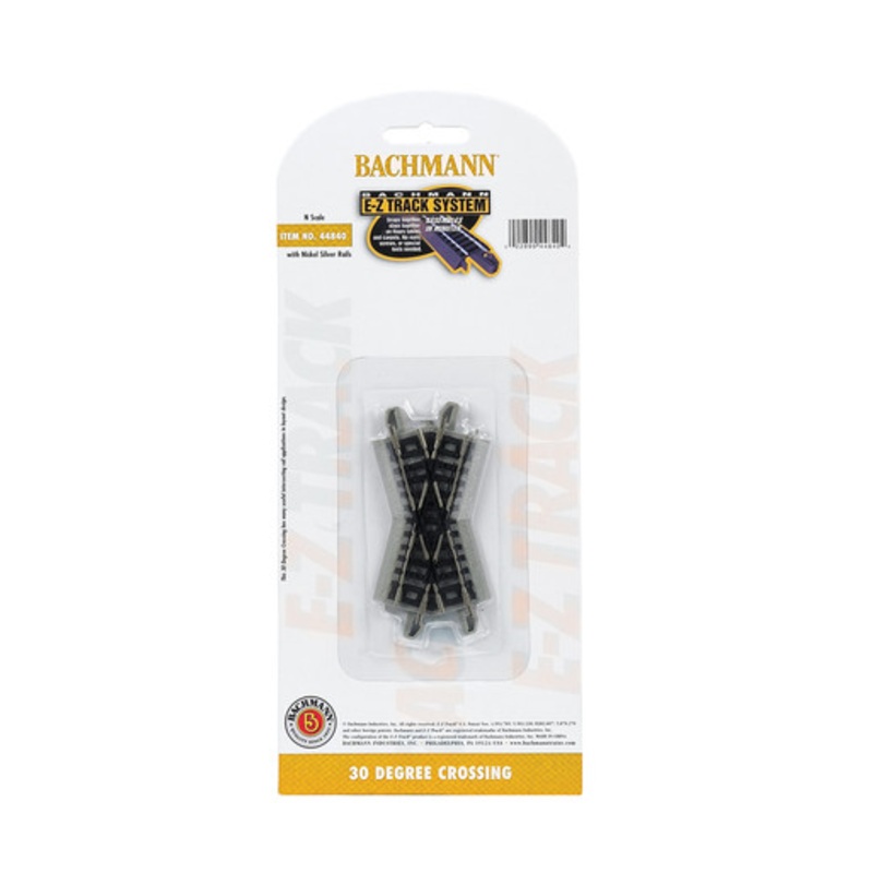 Bachmann 44840 N Scale 30 Degree Crossing Track
