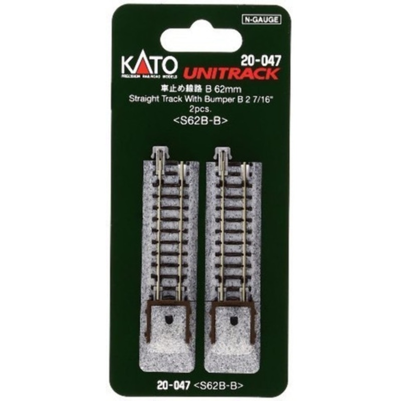 Kato 20-047 N 62mm 2-7/16″ Bumper, Type B (2)