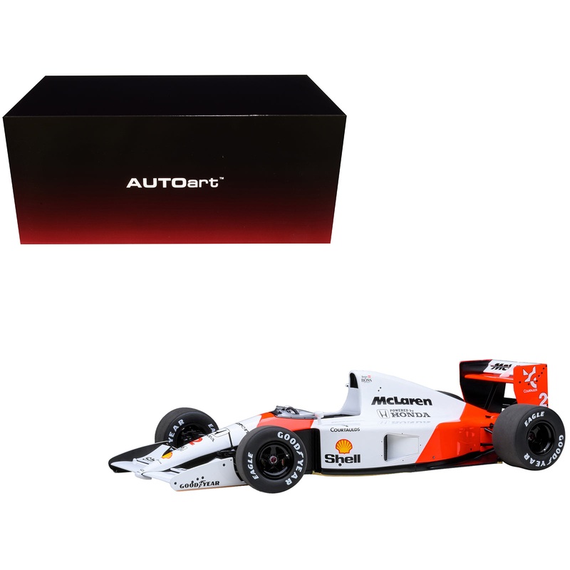 McLaren Honda MP4/6 #2 Gerhard Berger Winner Formula One F1 Japanese GP (1991) (with McLaren Logo) 1/18 Model Car by Autoart