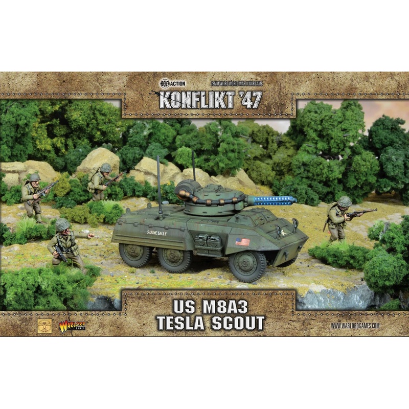 Warlord – Konflikt ’47 M8A3 Tesla Scout (Plastic/Metal/Resin)