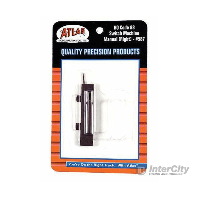 Atlas 587 Manual Switch Machine for Code 83 Turnouts — Right Hand