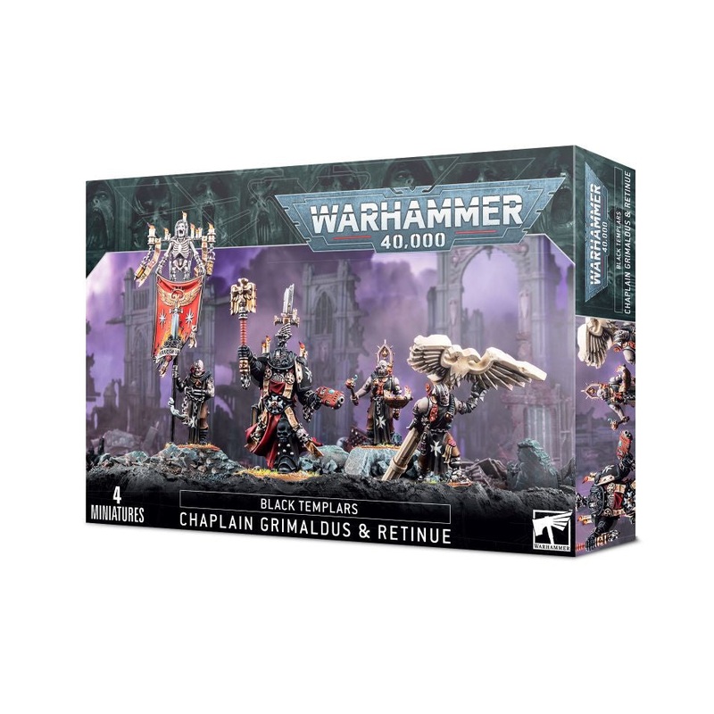 GW – Warhammer 40k Black Templars: Grimaldus & Retinue (55-44)