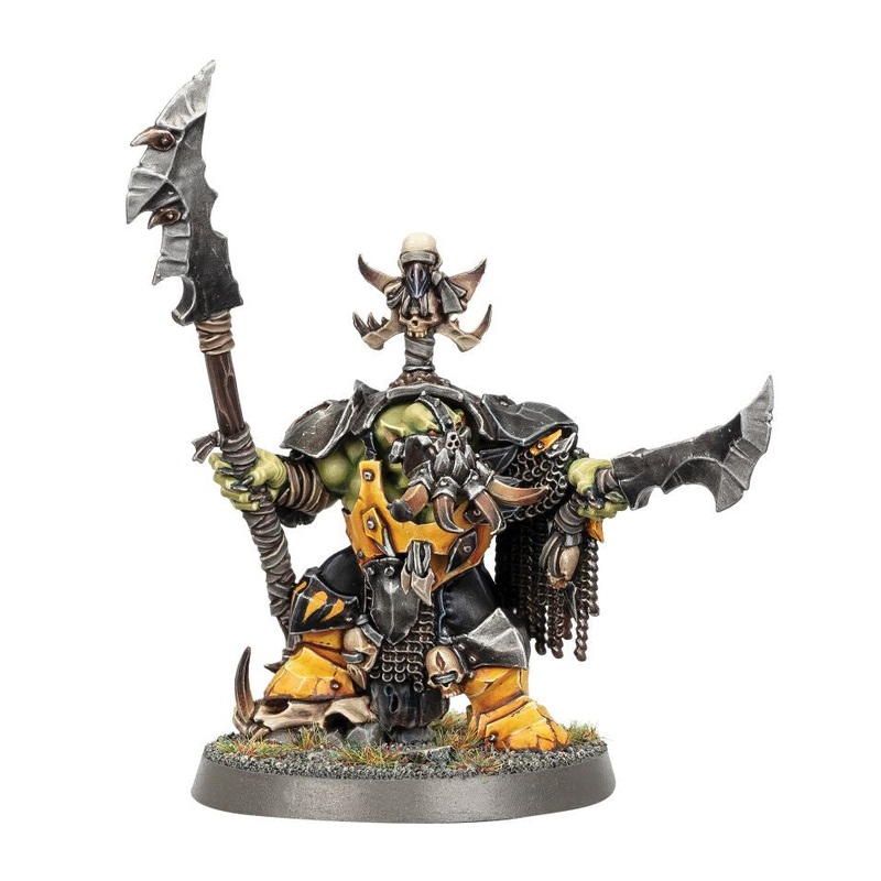 GW – Warhammer AOS Orruk Warclans: Ardboy Big Boss  (89-57)