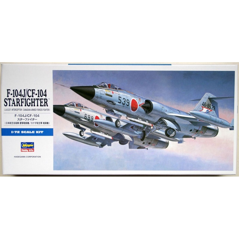 Hasegawa – 1/72 F-104J/CF-104 Starfighter (Jasdf/Canada)