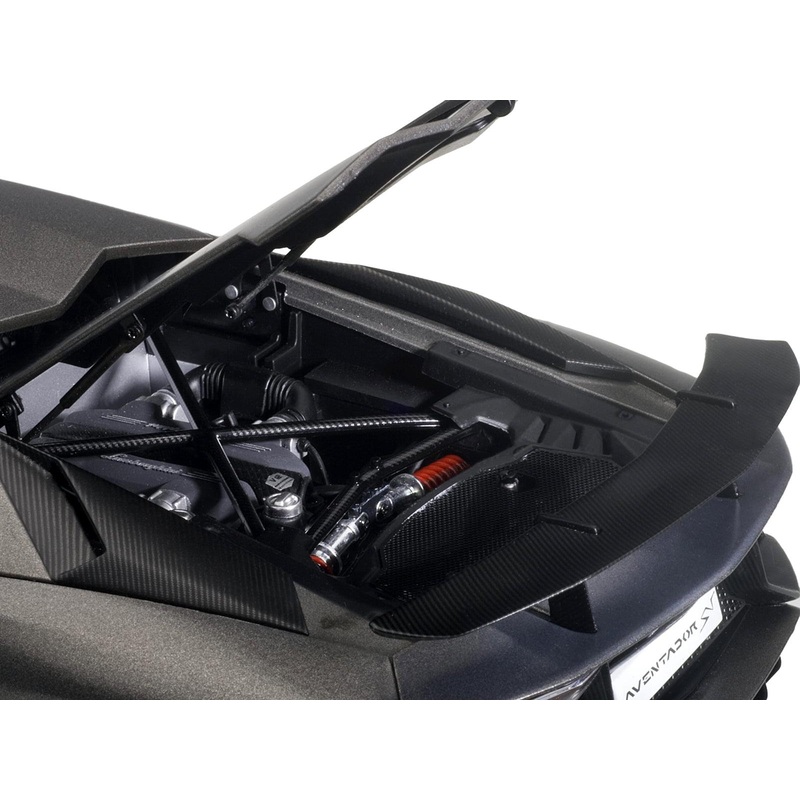 Lamborghini Aventador LP750-4 SV Grigio Titans/ Matt Grey 1/18 Model Car by Autoart