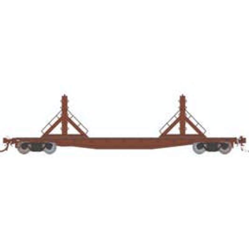 Rapido 138499 HO F30D 50' Rail Flat Car : Painted, Unlettered: Single Car