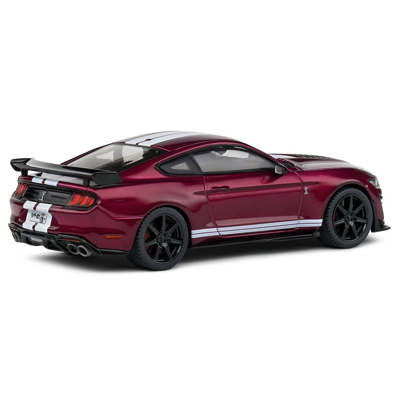 Shelby Mustang GT500 Fast Track Candy Purple with White Stripes 1/43 Diecast Model Car by Solido