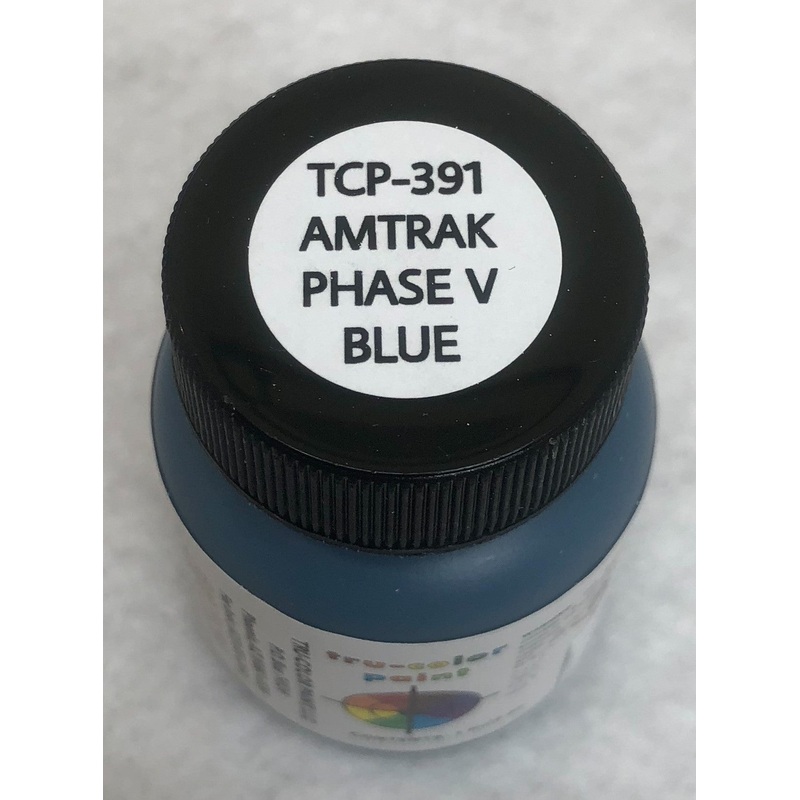 Tru Color TCP-391 Amtrak, Phase V Blue, Paint 1 ounce