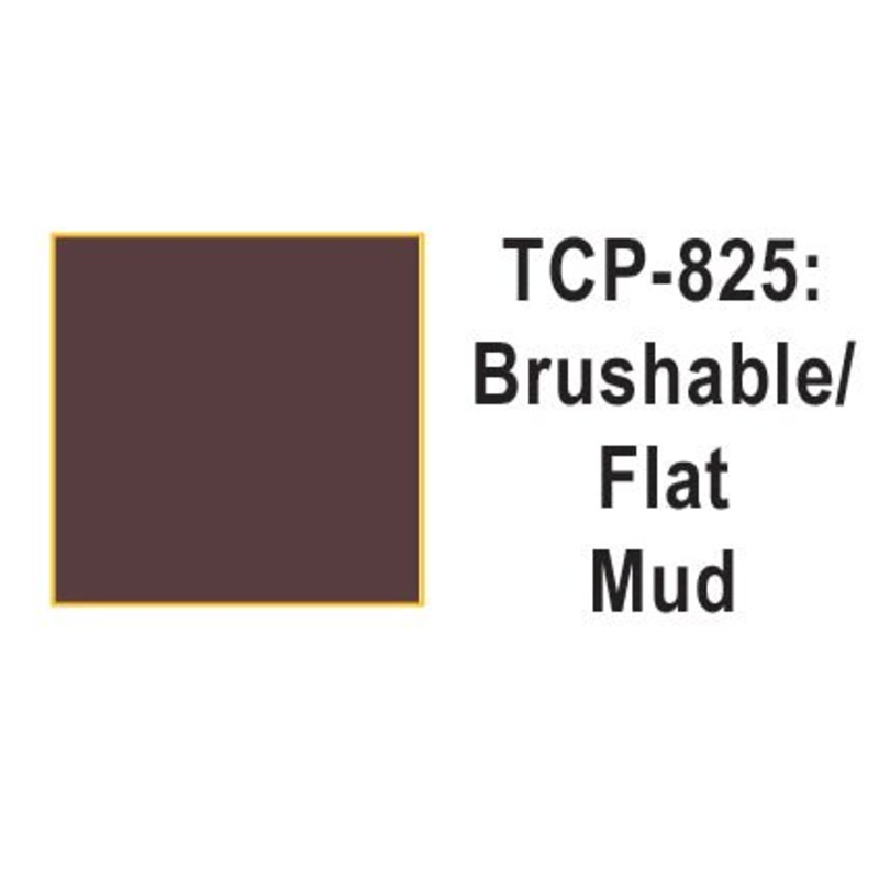 Tru Color TCP-825 Flat Mud Paint 1 Fluid Ounce