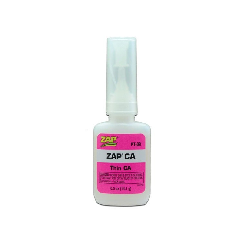 ZAP PT-09 Zap CA, Thin CA, Adhesive Glue .5oz (14.1grams)