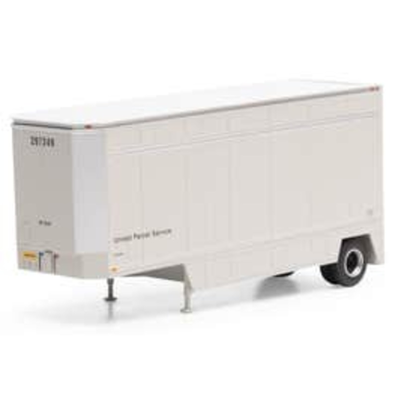 Athearn #90205 28' Drop Sill TrailerUPS/No Shield #297249