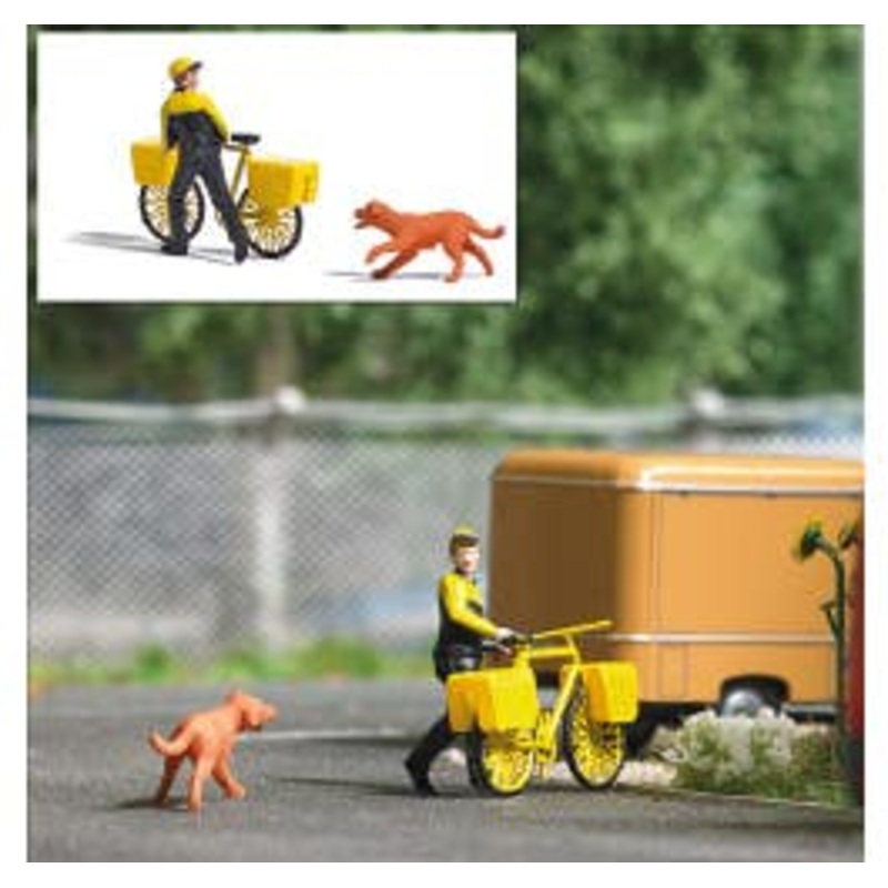 Busch 7885  HO Action Set: Letter Delivery