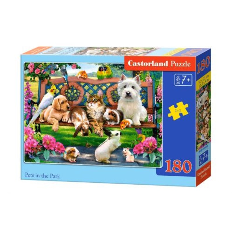 Castorland – Pets In The Park (180pcs)