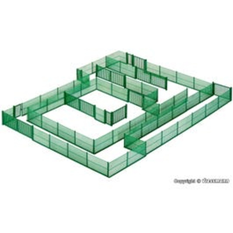 Kibri 38603  HO Mesh wire fence, green
