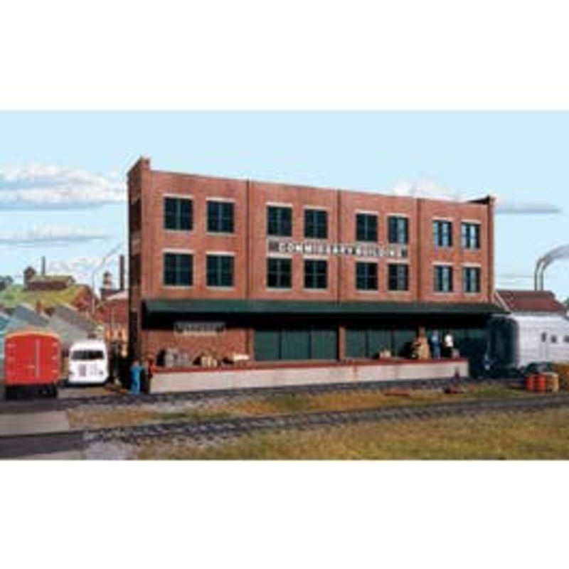 Walthers #933-3173 Commissary/Freight Transfer Background Building — Kit