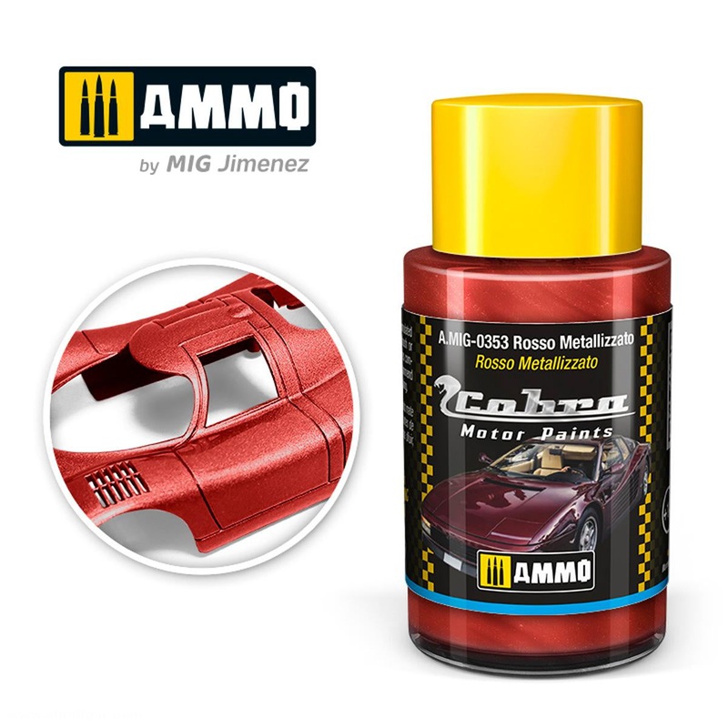 AMMO – 0353 Cobra Motor Rosso Metallizzato
