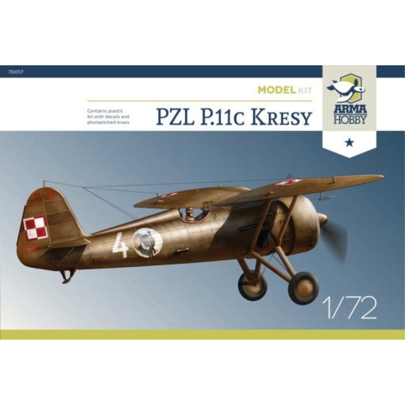 ARMA Hobby – 1/72 PZL P11C “Kresy”