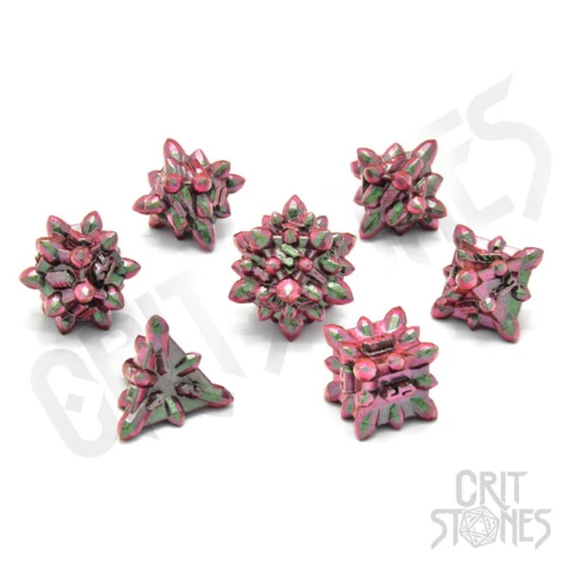 CritStones –  Metal RPG Dice Set – Arcane Ammo