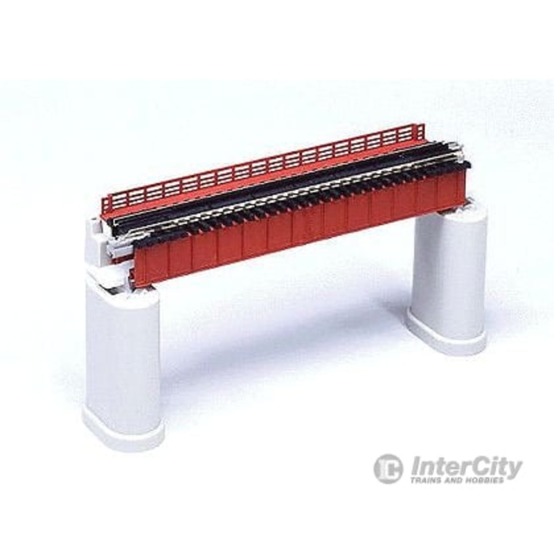 Kato 20460 Deck Girder Bridge — 4-31/32″ 124mm Long (red/rust)