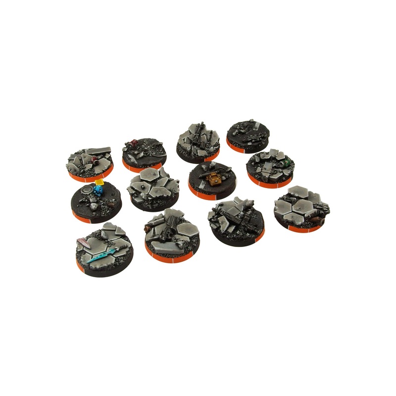 Micro Art Studio – Urban Fight Arc Bases – Round 25mm (5pc) B03471