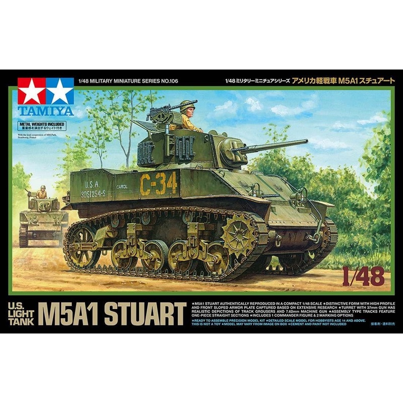 Tamiya – 1/48 M5A1 Stuart