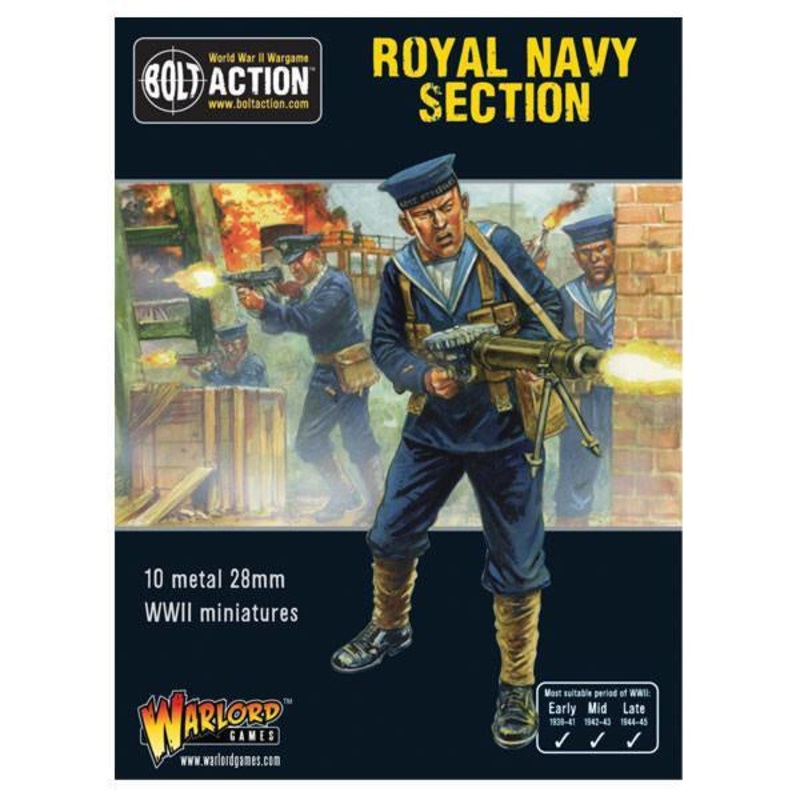 Warlord – Bolt Action: Royal Navy Section (Metal)