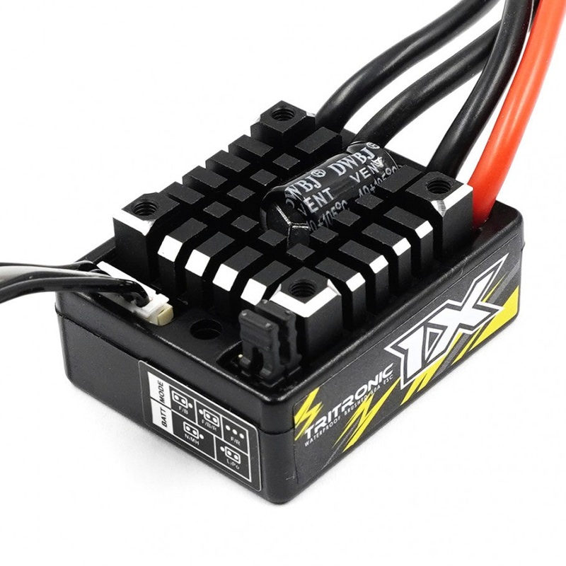 Yeah Racing – Tritronic 1X 60A Waterproof Brushed ESC (Black)