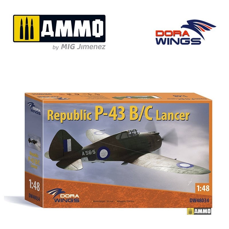 Dora Wings – 1/48 Republic P-43B/D Lancer Reconnaissance