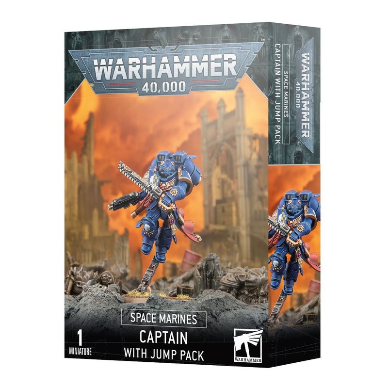 GW – Warhammer 40k Space Marines: Captain With Jump Pack  (48-17)