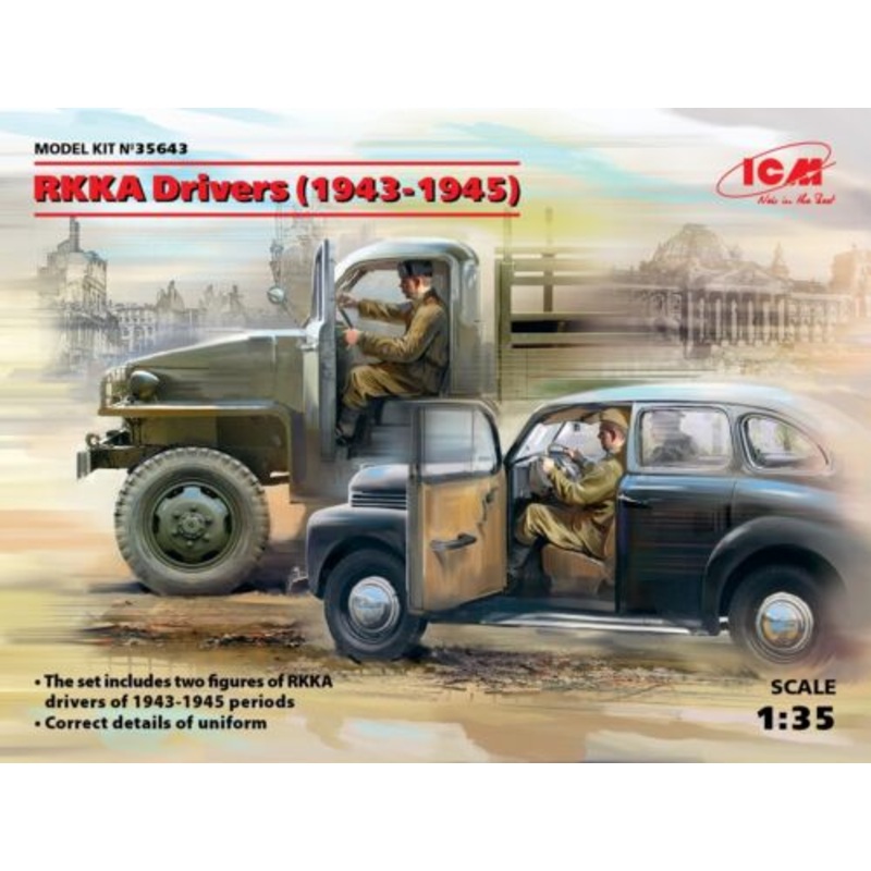 ICM – 1/35 RKKA Drivers 1943-45 2 Figures