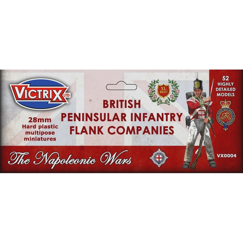 Victrix – British Peninsular Infantry Flank Company (52 Plastic Figs.)