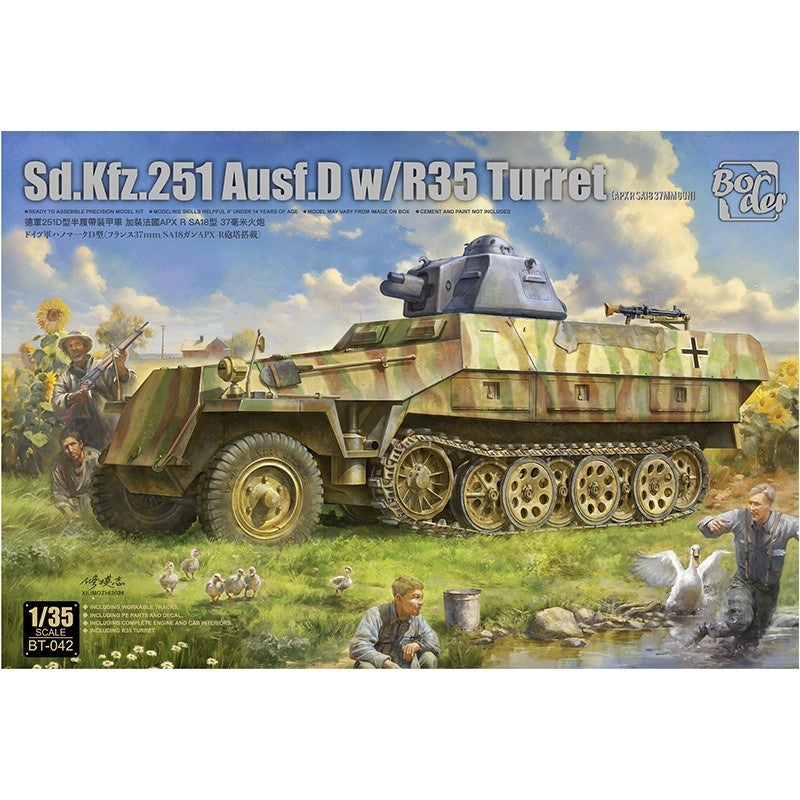 Border Model – 1/35 Sd.Kfz.251 Ausf.D with R35 Turret
